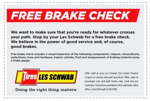 Does les schwab do free brake checks. Things To Know About Does les schwab do free brake checks. 